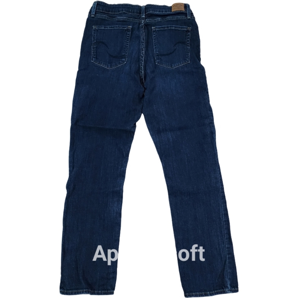 Levi Straus Mid Rise Slim Dark Blue Jeans - Picture 2 of 5